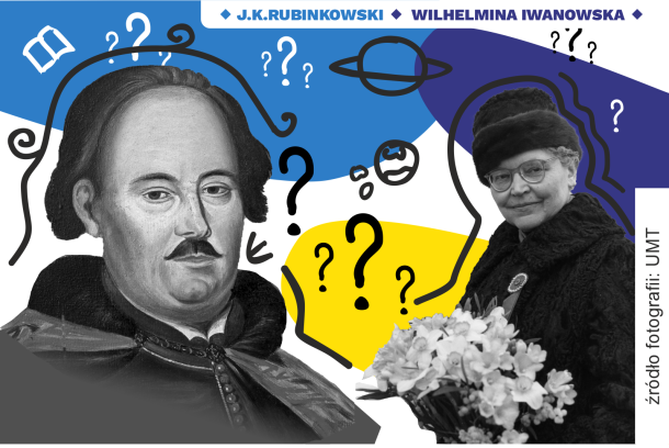 Grafika przedstawiająca Jakuba Kazimierza Rubinkowskiego i Wilhelminę Iwanowską