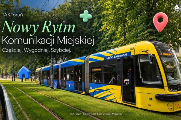 TAKToruń 2027 - planowane zmiany w komunikacji miejskiej - grafika