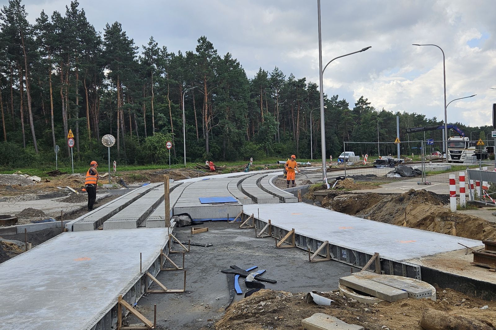 Modernizacja torowiska na ul. Konstytucji 3 Maja w Toruniu