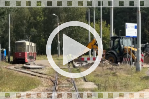 Modernizacja torowiska na ul. Konstytucji 3 Maja (film)